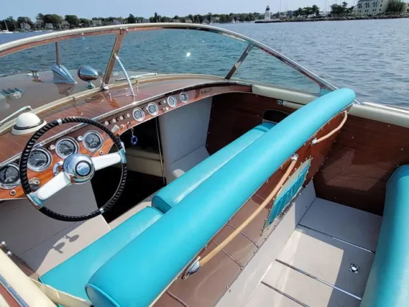 riva tritone retrofitted electric laneva
